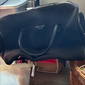 Jimmy Choo Black Duffel Bag for Men